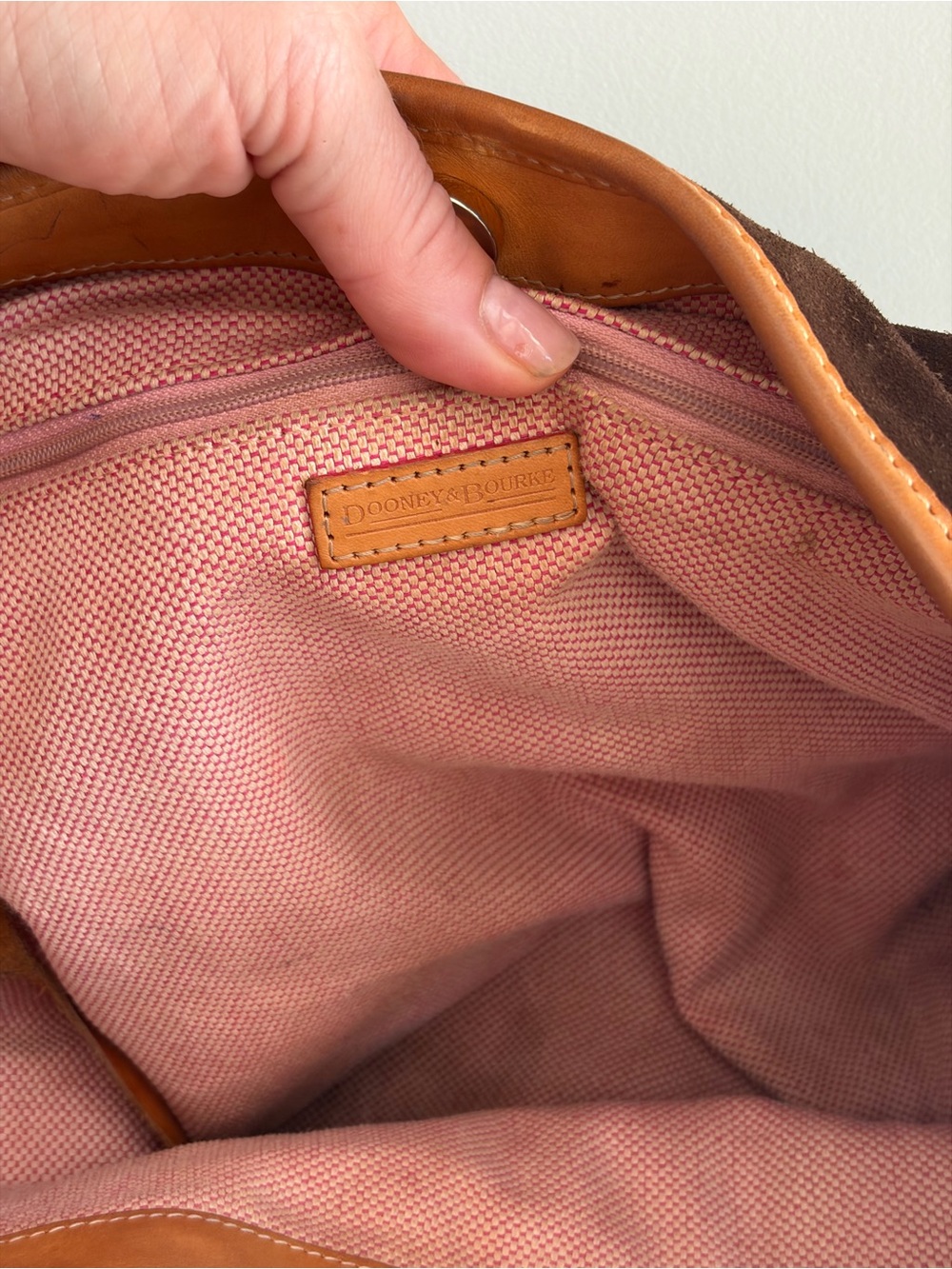 Dooney & Bourke Suede Tote - Picture 8 of 8